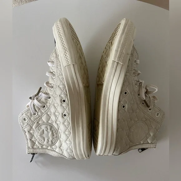 Converse Special Edition Zip Up Leather Hitops - Picture 3 of 8